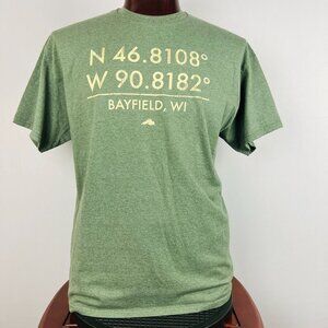 Bayfield Wisconsin WI Coordinates XL T-Shirt Shirt